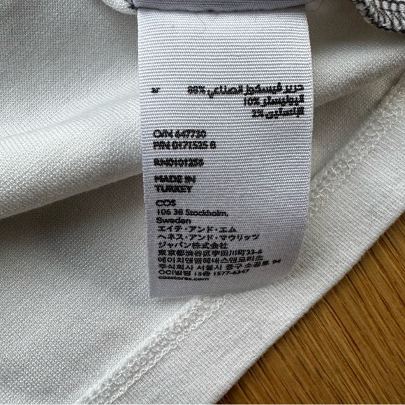 COS LONG SLEEVES COLORBLOCK HEAVYWEIGHT TEE - M - Picture 5 of 10